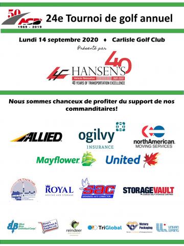 Thank You Golf Sponsors